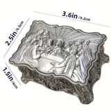 The Last Supper Religious Jewelry Ring Necklace Box Gift