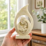 Holy Family Teardrop Resin Tabletop Statue