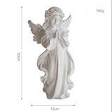 Little angel statue mini angel sculpture statue indoor and outdoor home garden decoration vintage decorative gifts