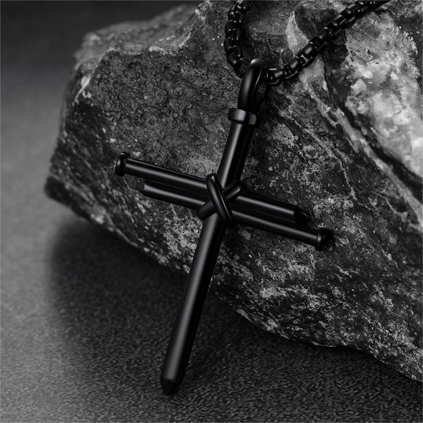 Bgcopper Nails Cross Necklace