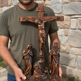 New Product Jesus crucifixion scene ornaments