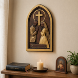 Hand-Carved Beechwood Christian Marriage Prayer Plaque – Personalized Wedding & Anniversary Gift