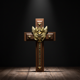 Hand-Carved Beechwood U.S. Air Force Cross — A Symbol of Faith, Service & Sacrifice