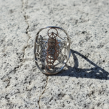 Metatron's Cube Ring Archangel Protection Women Ring Stainless Steel Jewelry