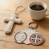St. Benedict Keychain: A Spiritual Guardian of Faith