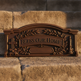Bless Our Home Solid Wood Family Plaque