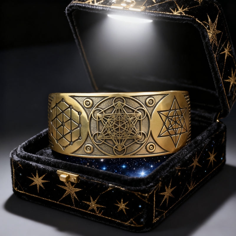 Metatron Adjustable Copper Bracelet