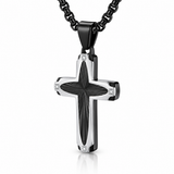 Radiant Starburst Cross Necklace – Modern Christian Faith Pendant