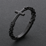Vintage Rock Gothic Cross Bracelet