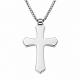 Modern Two-Tone Cross Necklace – A Bold Daily Reminder of Faith