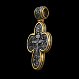 S925 Sliver Handcrafted Double-Sided Redemption: Archangel Michael Guardian Cross Pendant