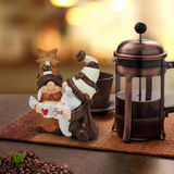 offee Couple Gnome Resin Figurine | Valentine's Day Gift