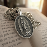 Our Lady of Guadalupe Virgin Mary Necklace,the patron saint of America and unborn children
