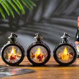 Christmas decorations LED Santa Claus snowman ornament props lights