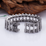Dragon bone titanium steel creative skeleton dragon head wolf head stainless steel bracelet bracelet