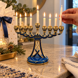 Holy 9-Branch Christian Menorah: Emblem of Divine Light and Devout Faith