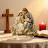 Holy Family 2D Flat Acrylic Decor – A Gentle Reminder of Love & Unity in Your Home