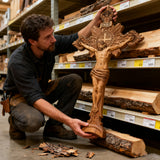 St. Benedict Crucifix: Maple Wood, Divine Protection, & the Story of Redemption