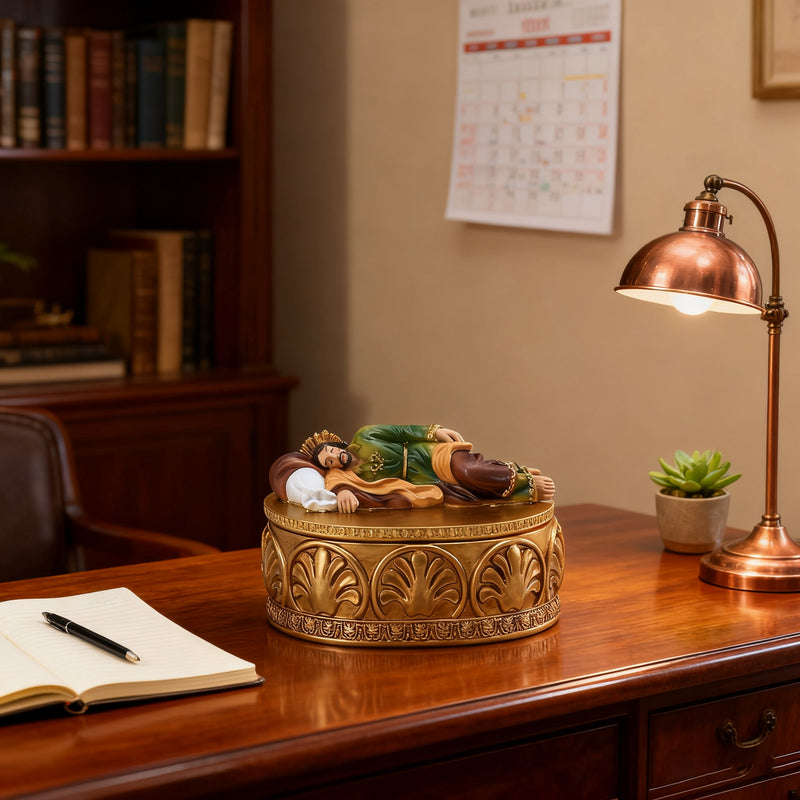 St. Joseph Guardian Jewelry Box | Let the Patron of Families Safeguard Your Treasures in Faith and Rest