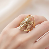Metatron's Cube Ring Archangel Protection Women Ring Stainless Steel Jewelry