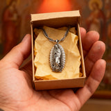 Our Lady of Guadalupe S925k Silver Necklace