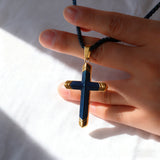 Titanium Steel 18K Gold Cross Necklace | A Christian Emblem of Faith and a Fashion Statement