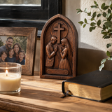 Hand-Carved Beechwood Christian Marriage Prayer Plaque – Personalized Wedding & Anniversary Gift
