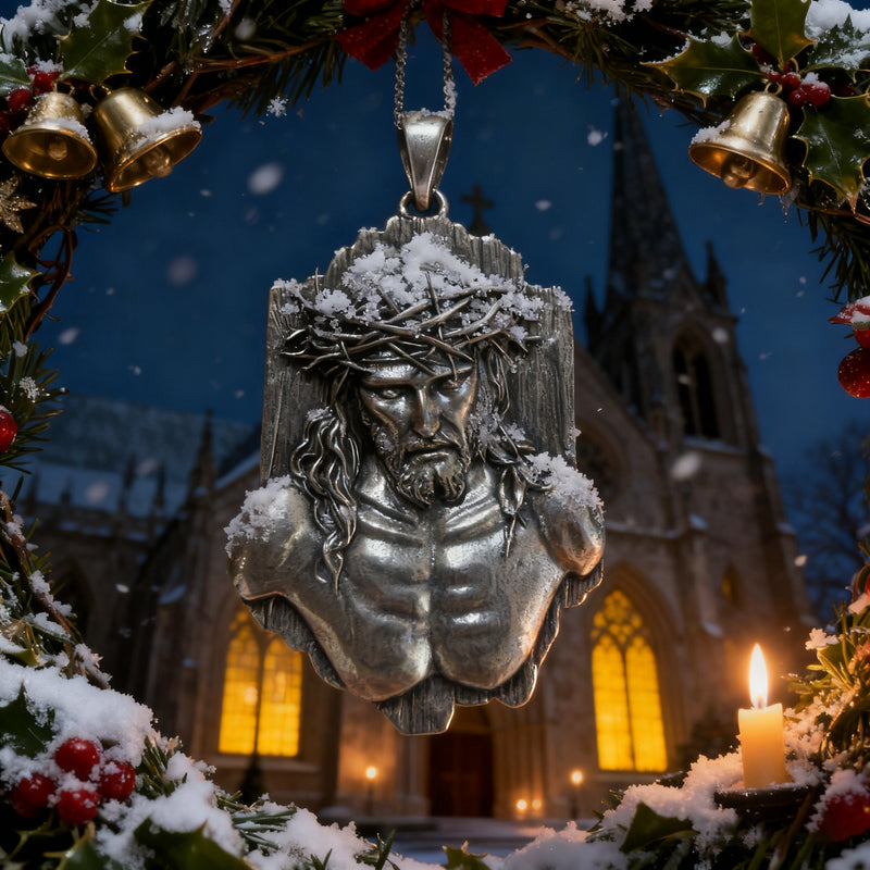 The Crown of Thorns Covenant - S925 Sterling Silver Christian Pendant, A Sacred Reminder of Sacrifice and Redemption