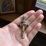 S925K Silver Jesus Christ Crucifix Pendant
