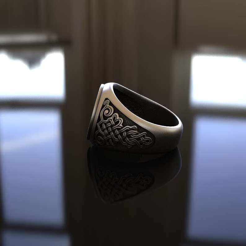 Saint George Amulett Edelstahl Ring