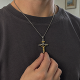 S925K Silver Jesus Christ Crucifix Pendant