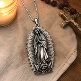 Our Lady of Guadalupe S925k Silver Necklace