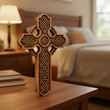 床头柜木雕近景