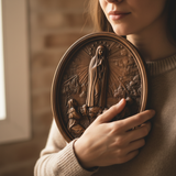 贴近心口的法蒂玛圣母