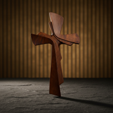 高级工作室摄影现代木质十字架