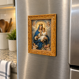 Blessed Virgin Mary & Child Christian Fridge Magnet
