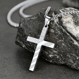 American Flag Cross Necklace