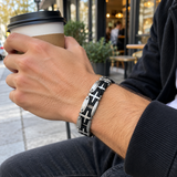 Men's Stainless Steel Cross Bracelet – Christian Faith Jewelry | Silver & Gold-Tone Options