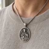 St Peter Necklace/the patron saint of net makers, boat builders ,fishermen, locksmiths, shoemakers and foot patients