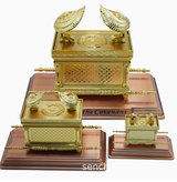 The Ark Of the Covenant Home Decoration Christian Decor Religious Gift(Gold plated copper)