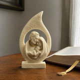 Holy Family Teardrop Resin Tabletop Statue