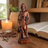 Joseph Wooden Round Tabletop Ornament