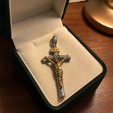 S925K Silver Jesus Christ Crucifix Pendant