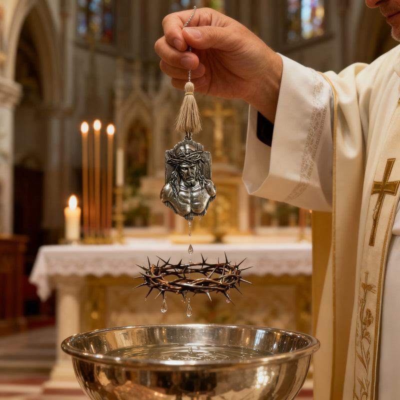 The Crown of Thorns Covenant - S925 Sterling Silver Christian Pendant, A Sacred Reminder of Sacrifice and Redemption