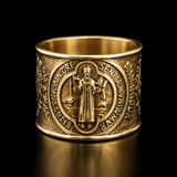 Saint Benedict Ring,ward off spiritual and physical dangers