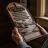 Lake House Prayer Wood Wall Plaque