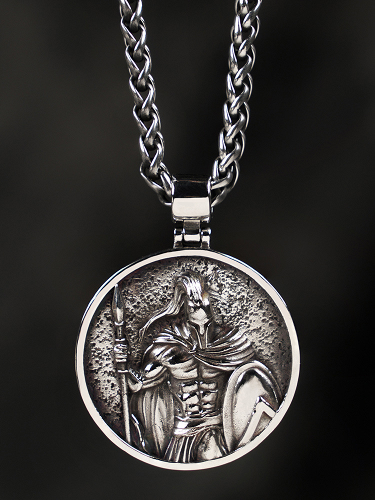 Spartan Men's Stainless Steel Necklace