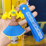 Cartoon Jesus Our Lady Silicone Keychain Backpack Small Pendant Gift