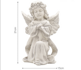 Little angel statue mini angel sculpture statue indoor and outdoor home garden decoration vintage decorative gifts