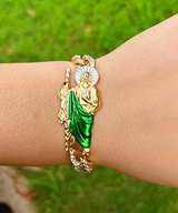 St. Jude Cuban Link Bracelet | Religious Hip-Hop Jewelry